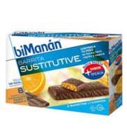 BIMANAN SUSTITUTIVE 8 BARRITAS CHOCOLATE NARANJA